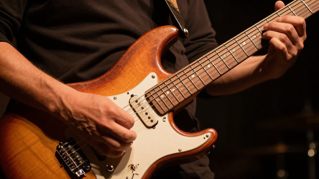 High Fidelity Gitarre Close-up